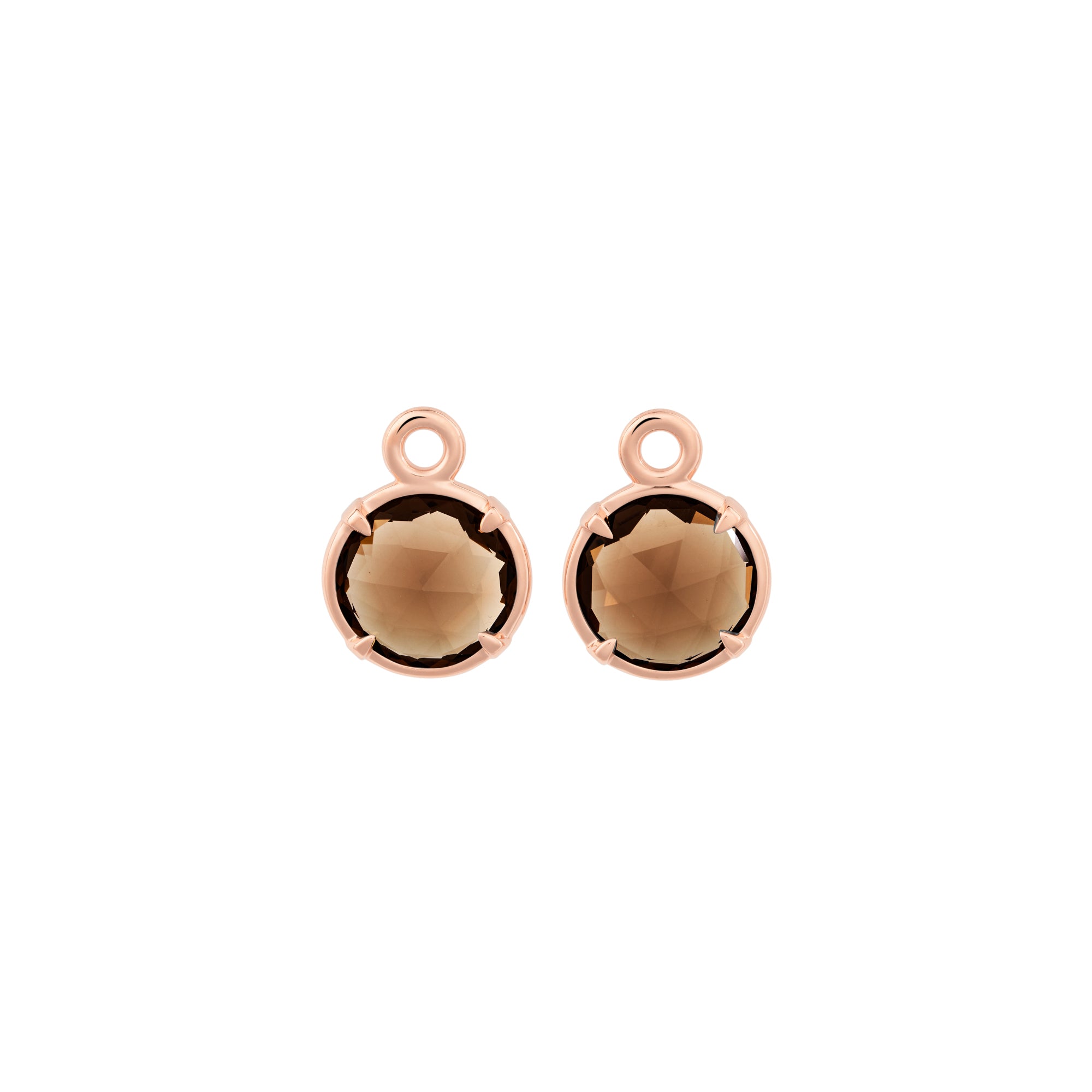 Bron Mira Mira Einhänger (8OR4849SQB) aus Roségold mit Rauchquarz