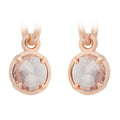 Bron Mira Mira Einhänger (8OR4856RQB) aus Roségold mit Rosenquarz