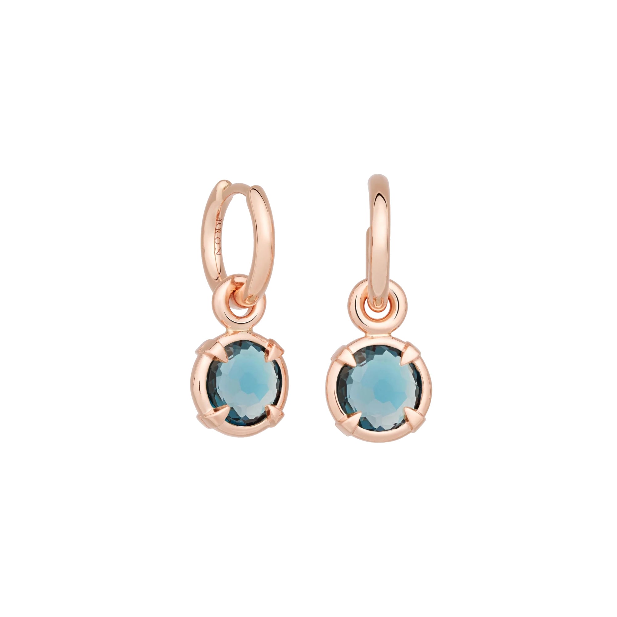 Bron Mira Mira Einhänger (8OR4902TLB) aus Roségold mit Topas