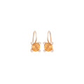 Bron Phlox Ohrschmuck (8OR4755CIBR) aus Roségold mit Diamant und Citrin