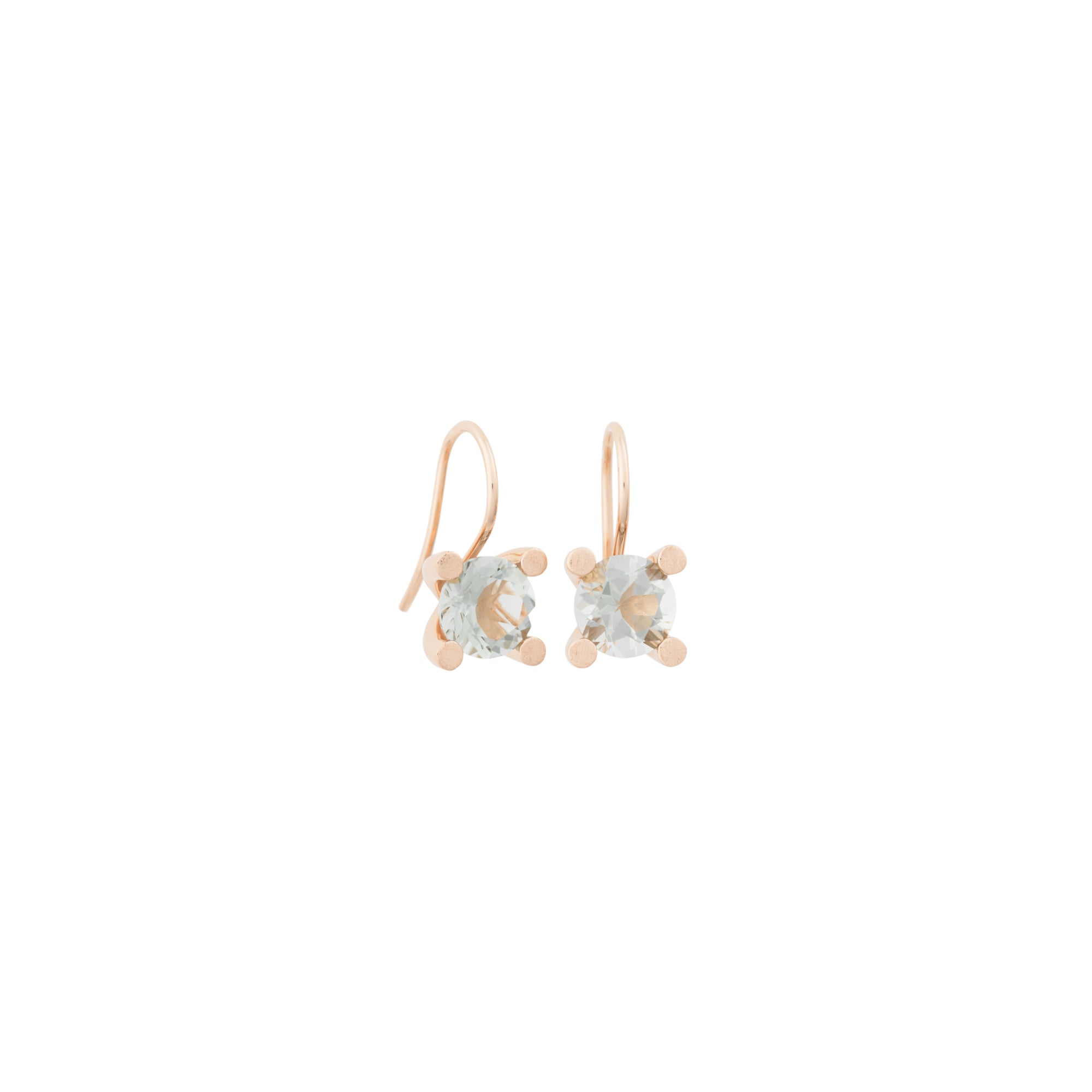 Bron Phlox Ohrschmuck (8OR4755LQ) aus Roségold mit Quarz