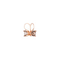 Bron Phlox Ohrschmuck (8OR4755SQCBR) aus Roségold mit Diamant und Rauchquarz