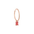 Bron Phlox Ohrschmuck (Einzelstück) (8OR4876RT-SET) aus Roségold mit Diamant und Turmalin