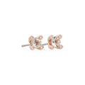 Bron Phlox Ohrstecker (8OR4750LQBR) aus Roségold mit Diamant