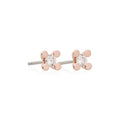 Bron Phlox Ohrstecker (8OR4834BR) aus Roségold mit Diamant