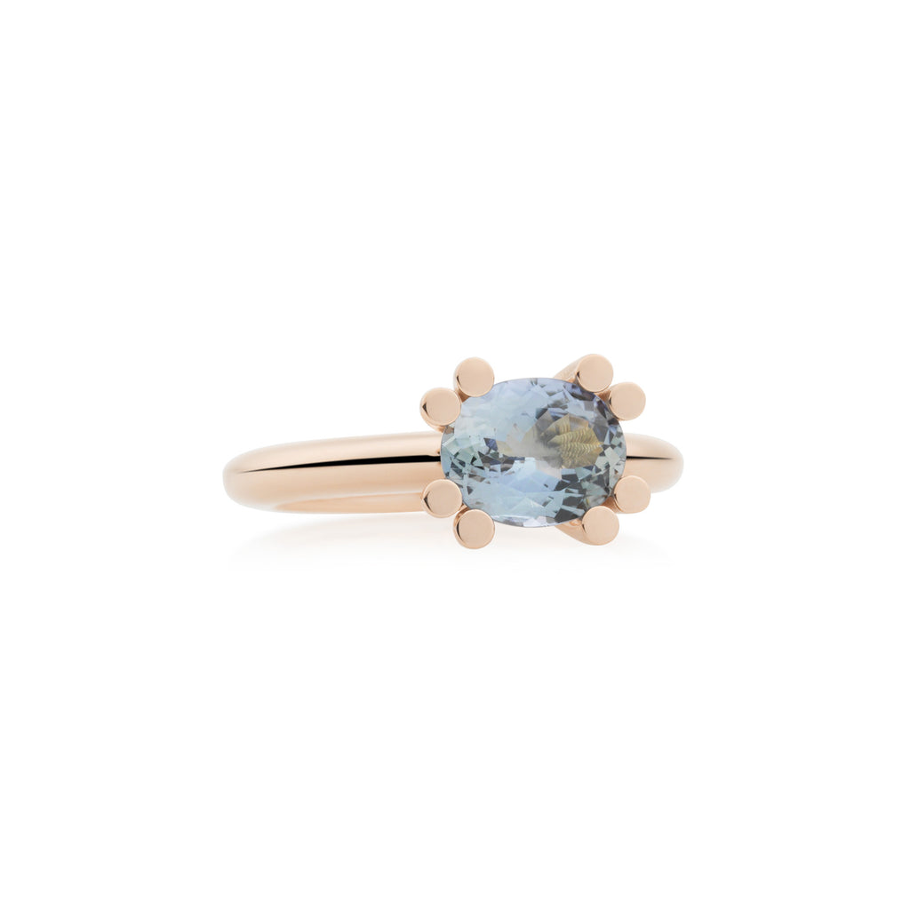 Bron Phlox Ring (4RR4875TB) aus Roségold mit Tansanit