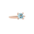 Bron Phlox Ring (8RR4531BTBR) aus Roségold mit Diamant und Topas