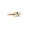 Bron Phlox Ring (8RR4531LQ) aus Roségold mit Diamant und Quarz