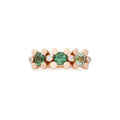 Bron Phlox Ring (8RR4791GTBR) aus Roségold mit Diamant und Turmalin