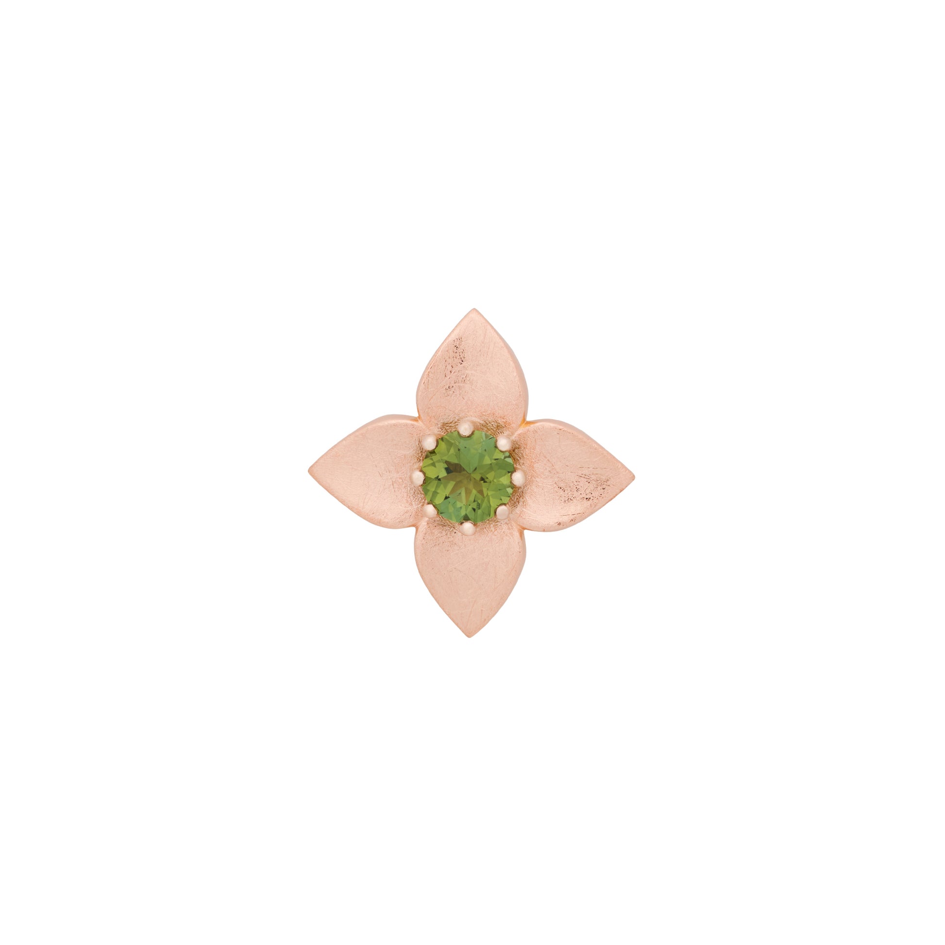 Poppy Brosche, Roségold • Turmalin von Bron (8BR1282MGT)