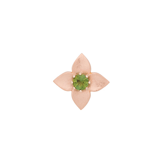 Poppy Brosche, Roségold • Turmalin von Bron (8BR1282MGT)