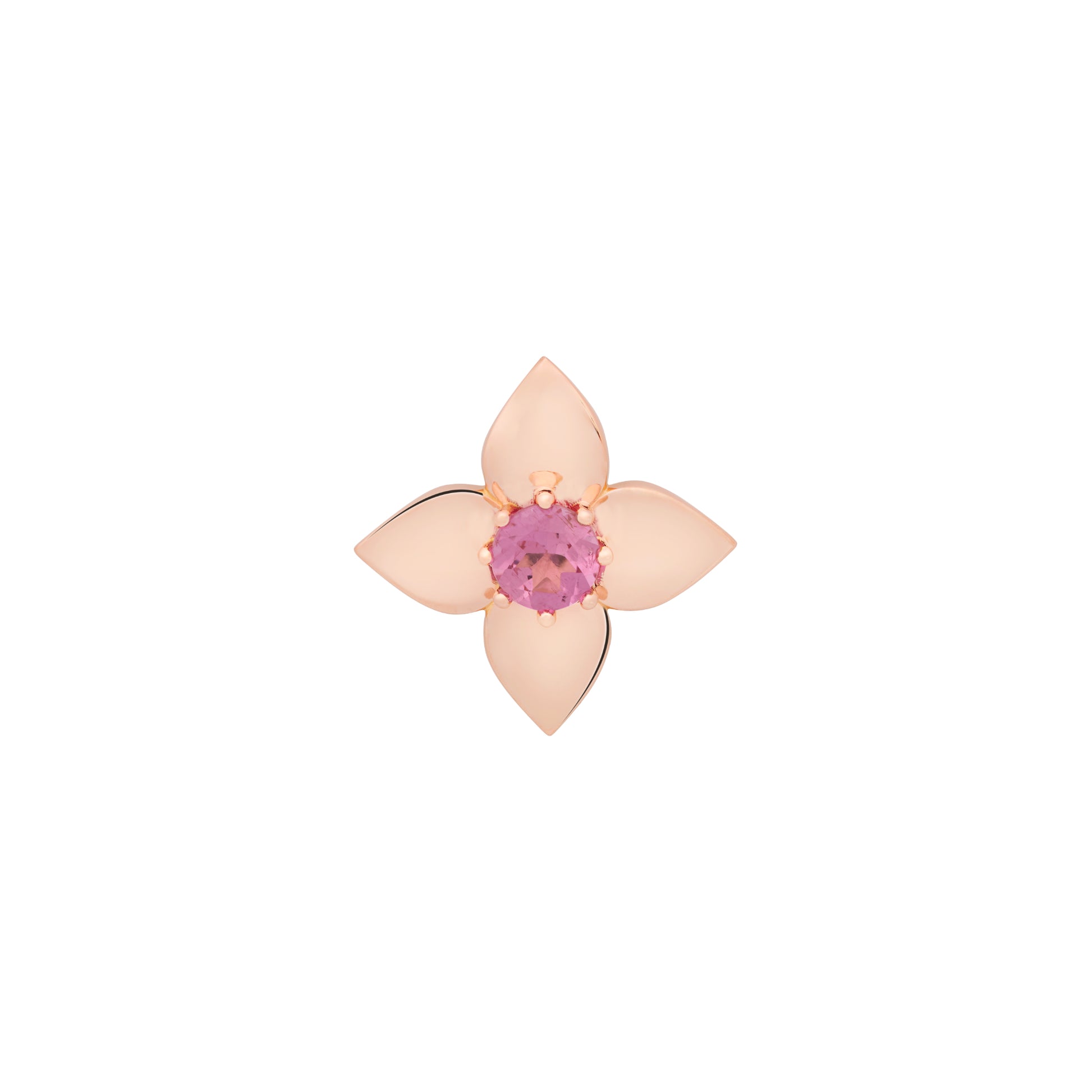 Poppy Brosche, Roségold • Turmalin von Bron (8BR1282RT)