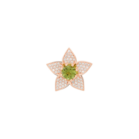 Poppy Brosche, Roségold • Diamant • Turmalin von Bron (8BR1283GTBR)