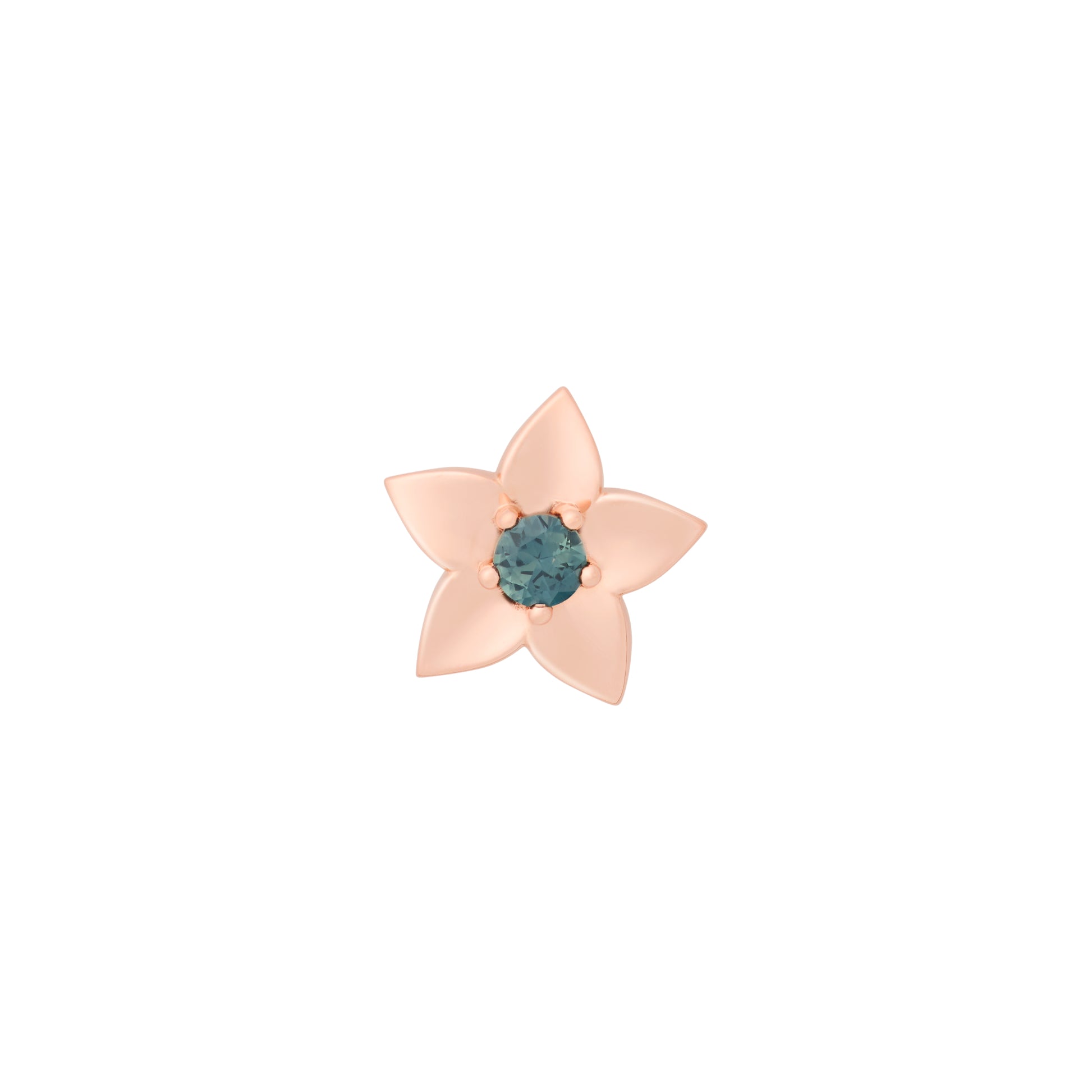 Poppy Brosche, Roségold • Saphir von Bron (8BR1286PK)
