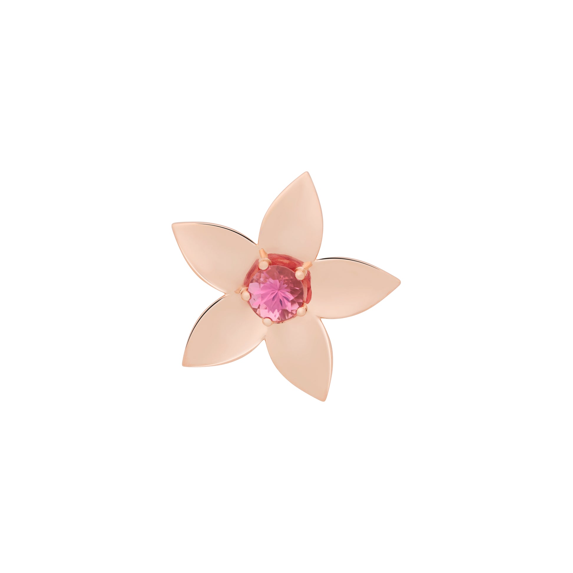 Poppy Brosche, Roségold • Turmalin von Bron (8BR1292RT)