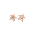 Bron Poppy Ohrschmuck (8OR4897CS) aus Roségold mit Saphir