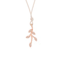 Bron Poppy Petal Anhänger (8HR3454BR025) aus Roségold mit Diamant