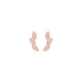Bron Poppy Petal Ohrschmuck (8OR4913BR) aus Roségold mit Diamant