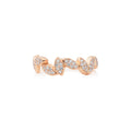 Bron Poppy Ring (8RR4933BR10) aus Roségold mit Diamant
