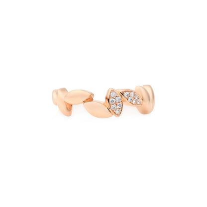 Bron Poppy Ring (8RR4933BR2) aus Roségold mit Diamant