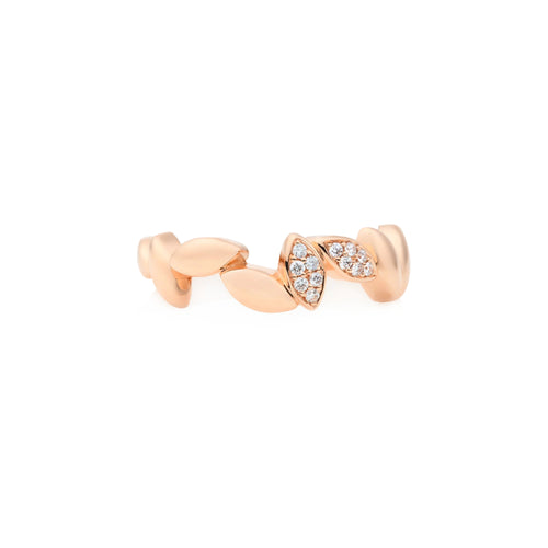 Bron Poppy Ring (8RR4933BR2) aus Roségold mit Diamant