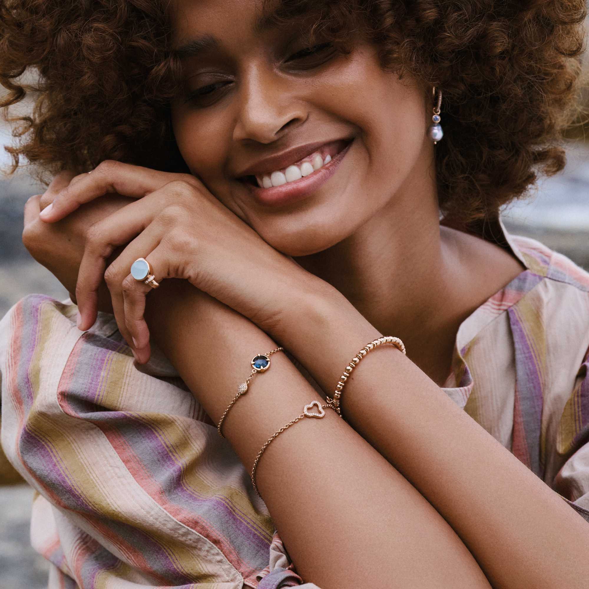 Bron Reflex Armband (7AR4049) aus Roségold