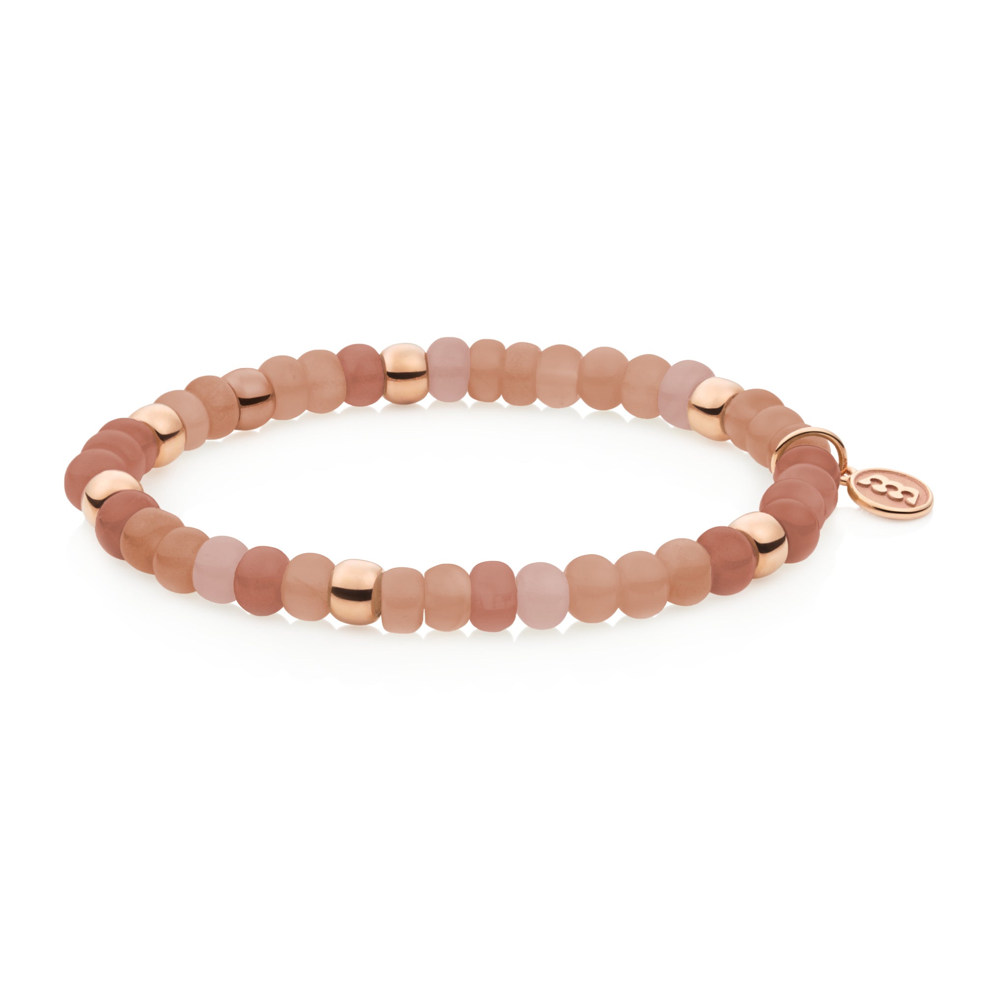 Bron Reflex Armband (8AR3985MIX03) aus Roségold mit Mondstein