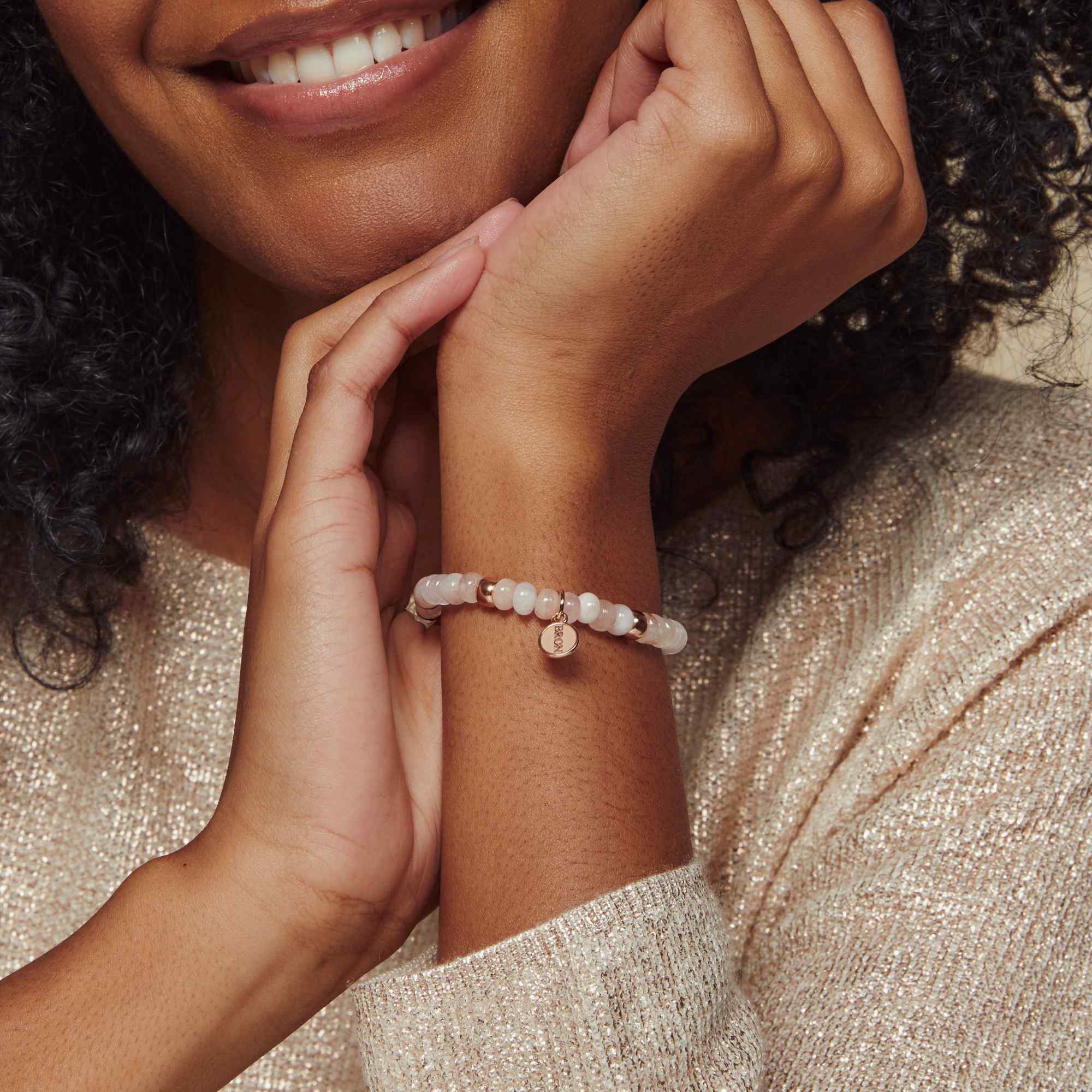 Bron Reflex Armband (8AR3985MIX26) aus Roségold