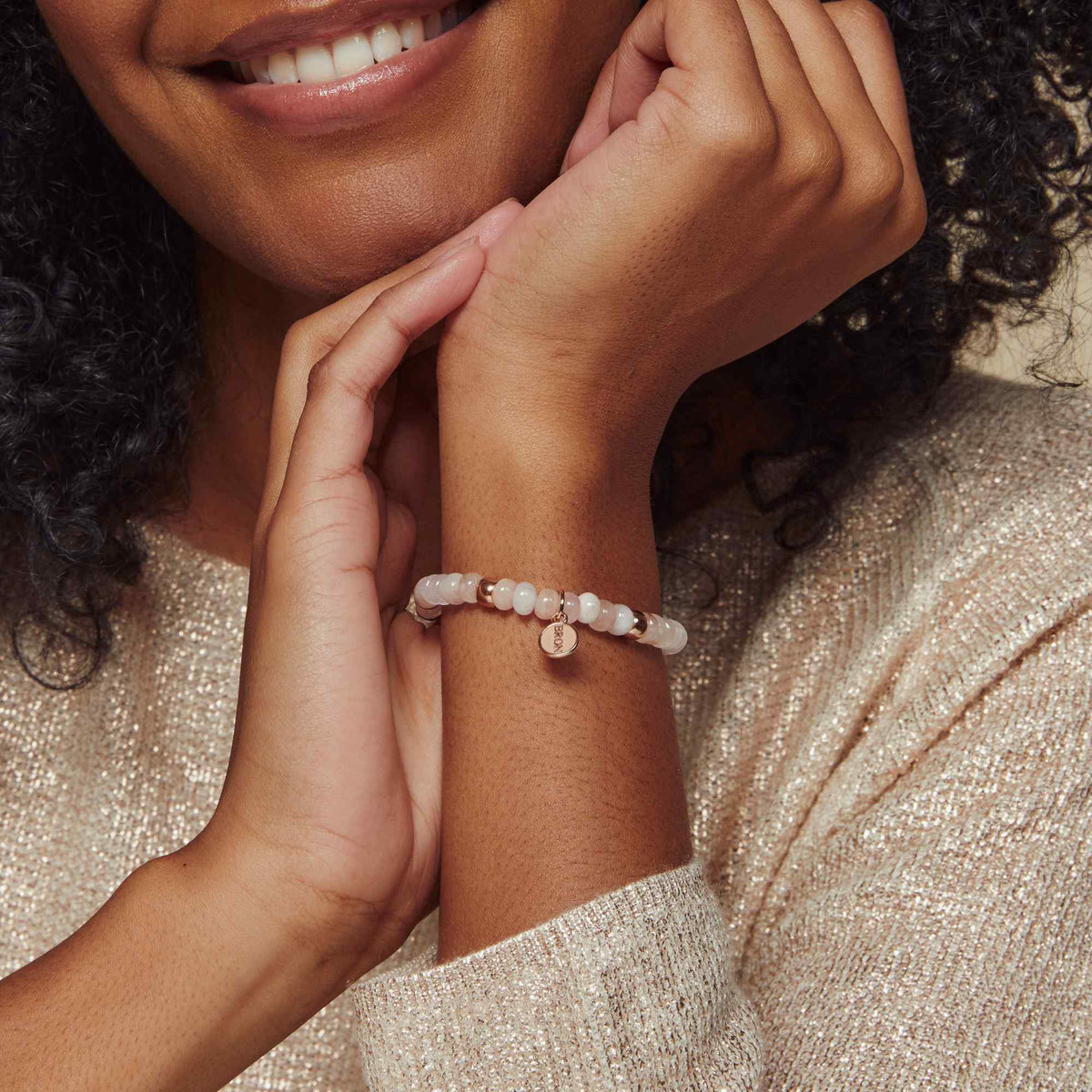 Bron Reflex Armband (8AR3985MIX26) aus Roségold