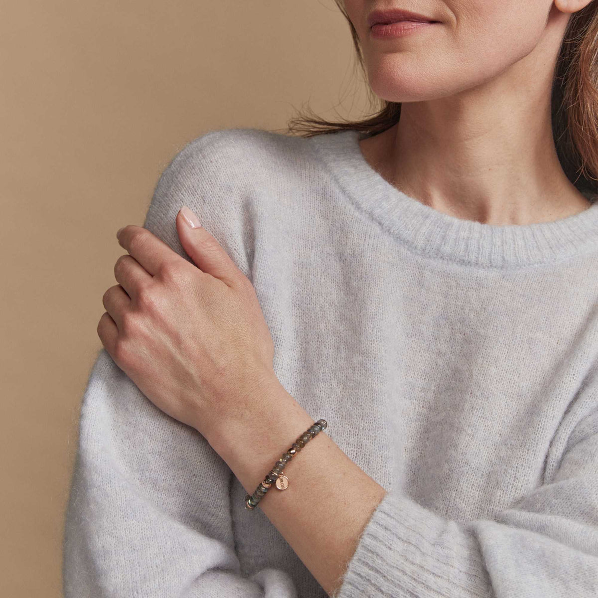 Bron Reflex Armband (8AR3985MIX33) aus Roségold