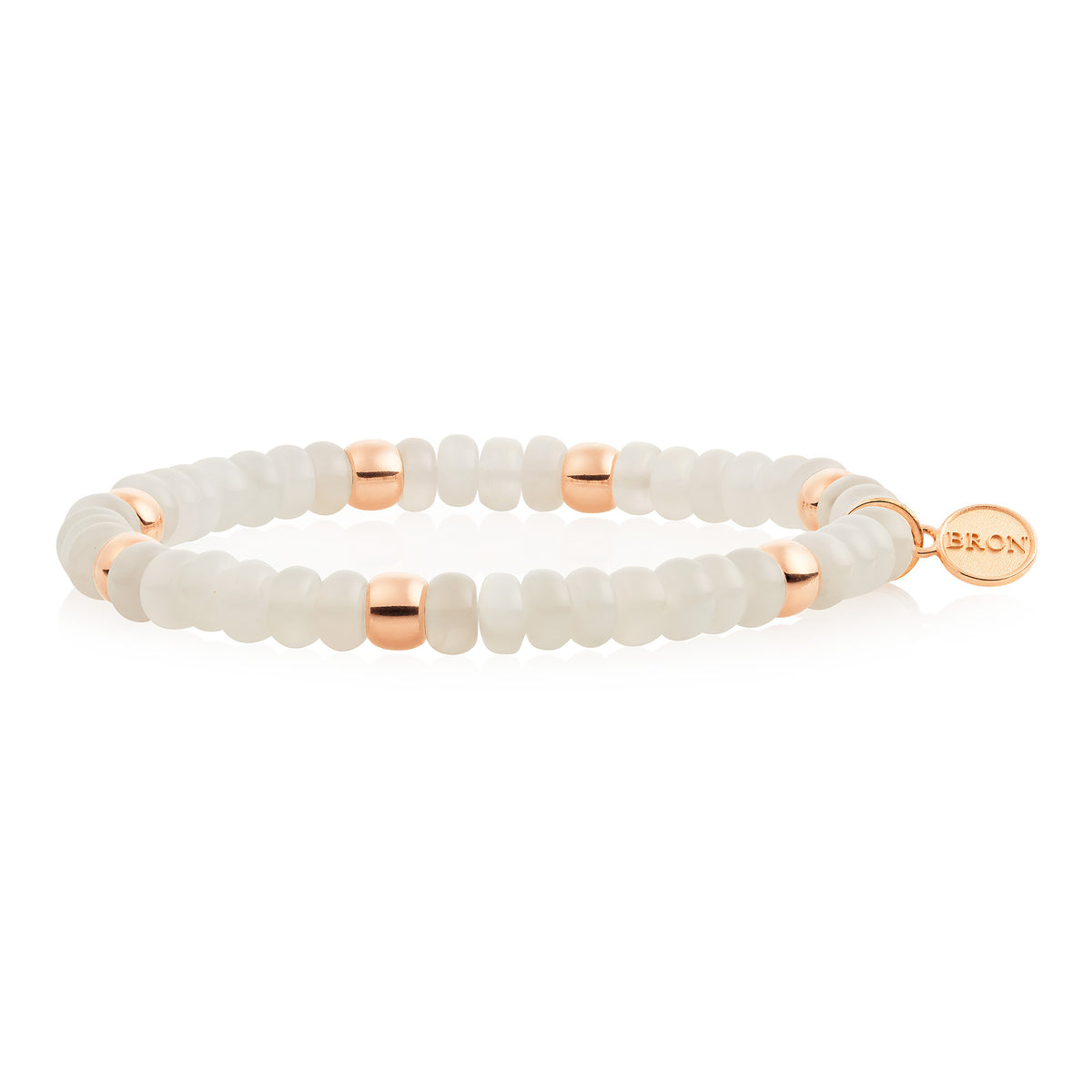 Bron Reflex Armband (8AR3985MIX45) aus Roségold mit Mondstein