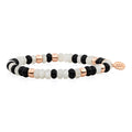 Bron Reflex Armband (8AR3985MIX71) aus Roségold mit Mondstein und Onyx