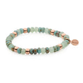 Bron Reflex Armband (8AR3985MIX78) aus Roségold mit Türkis