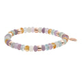 Bron Reflex Armband (8AR3985MIX84) aus Roségold mit Amethyst, Aquamarin, Citrin und Mondstein