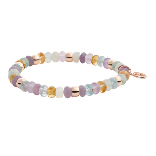 Reflex Armband, Roségold • Edelsteine von Bron (8AR3985MIX84)