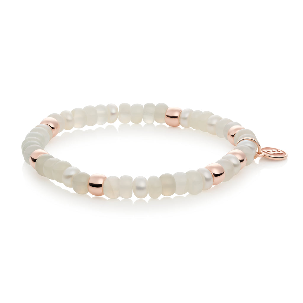 Bron Reflex Armband (8AR3985MIX89) aus Roségold mit Mondstein