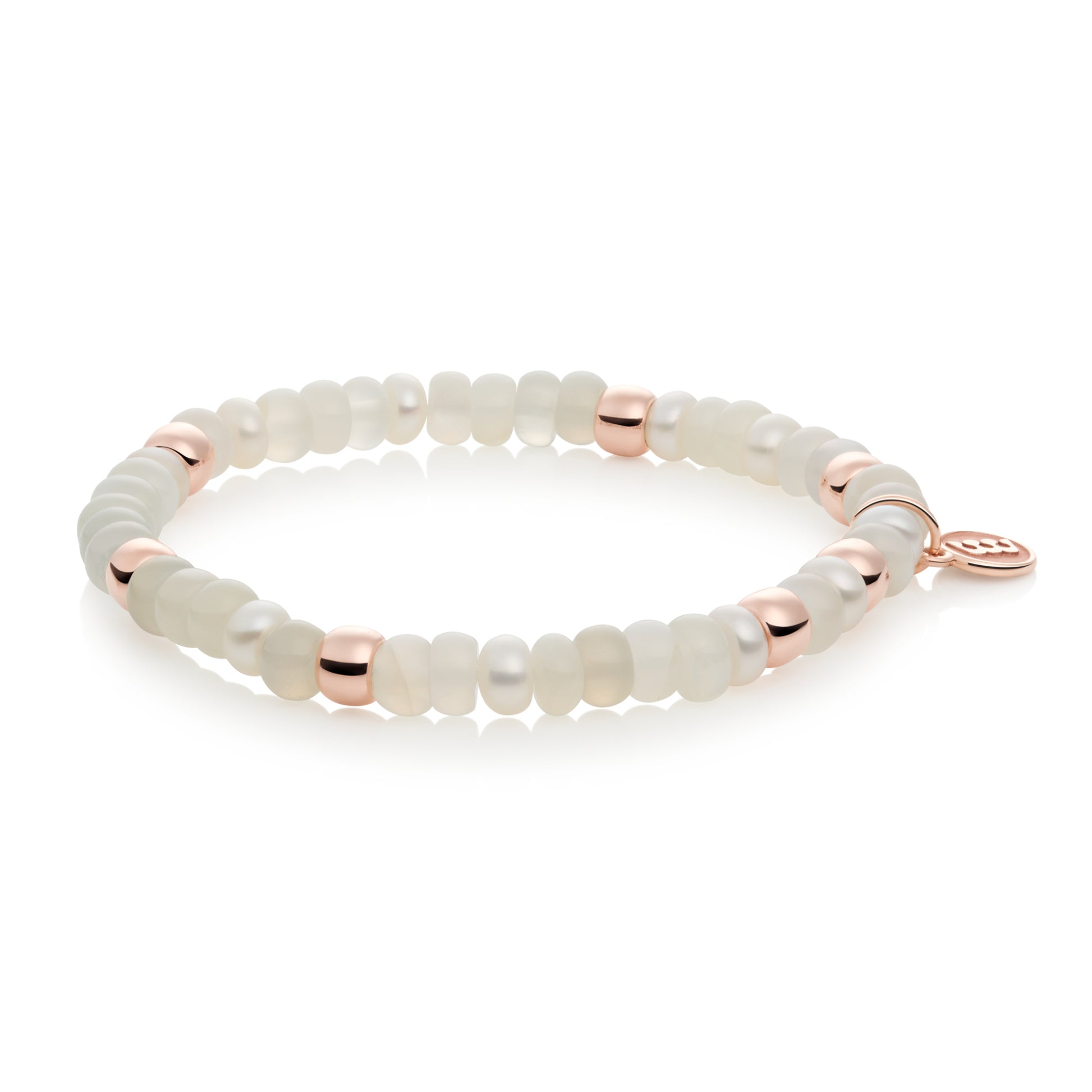 Reflex Armband, Roségold • Mondstein von Bron (8AR3985MIX89)