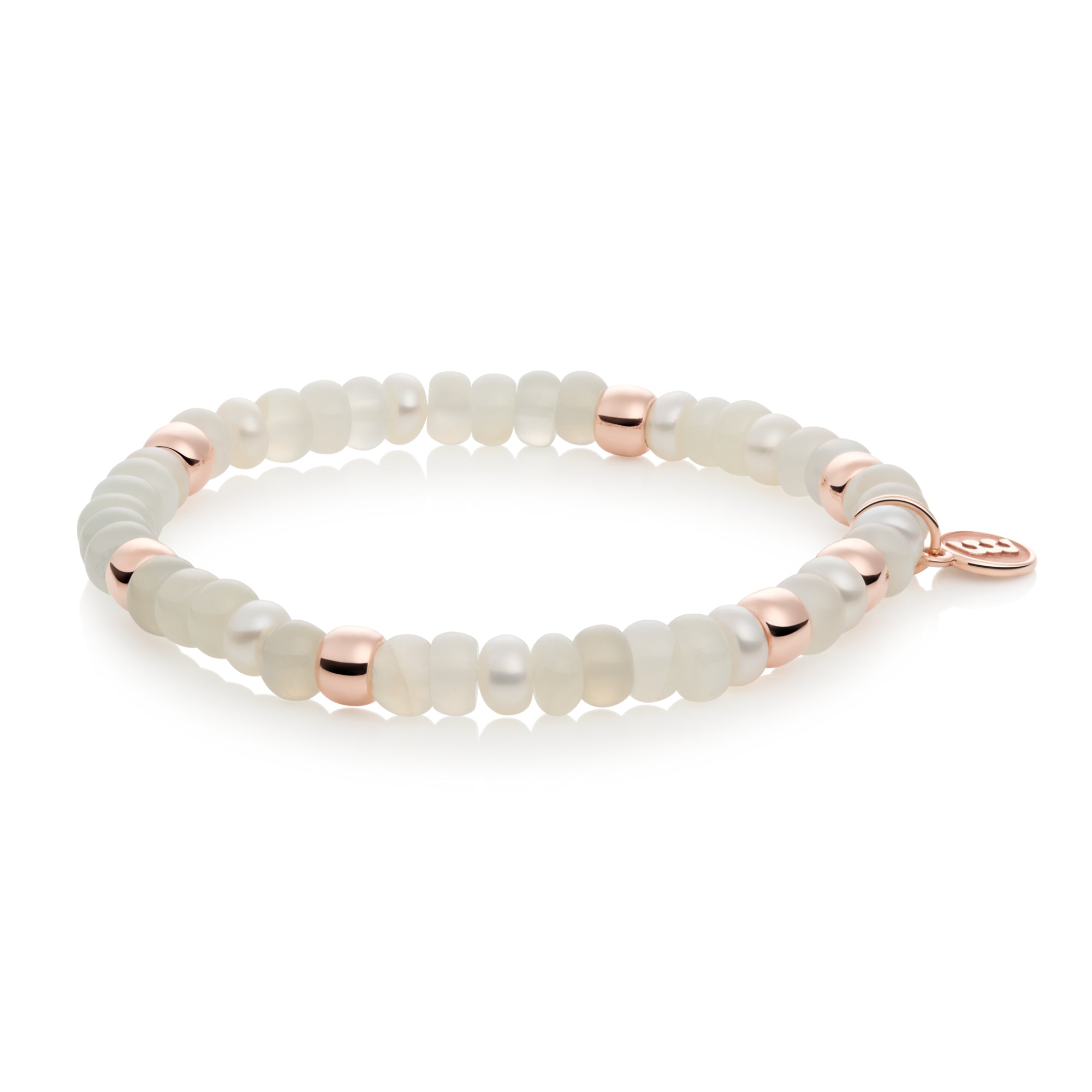 Bron Reflex Armband (8AR3985MIX89) aus Roségold mit Mondstein