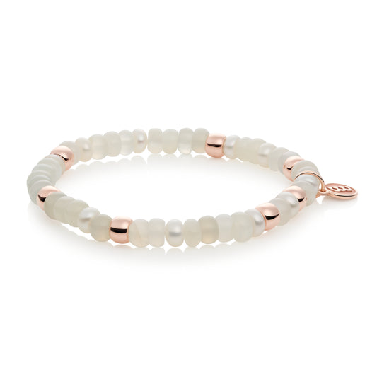 Reflex Armband, Roségold • Mondstein von Bron (8AR3985MIX89)