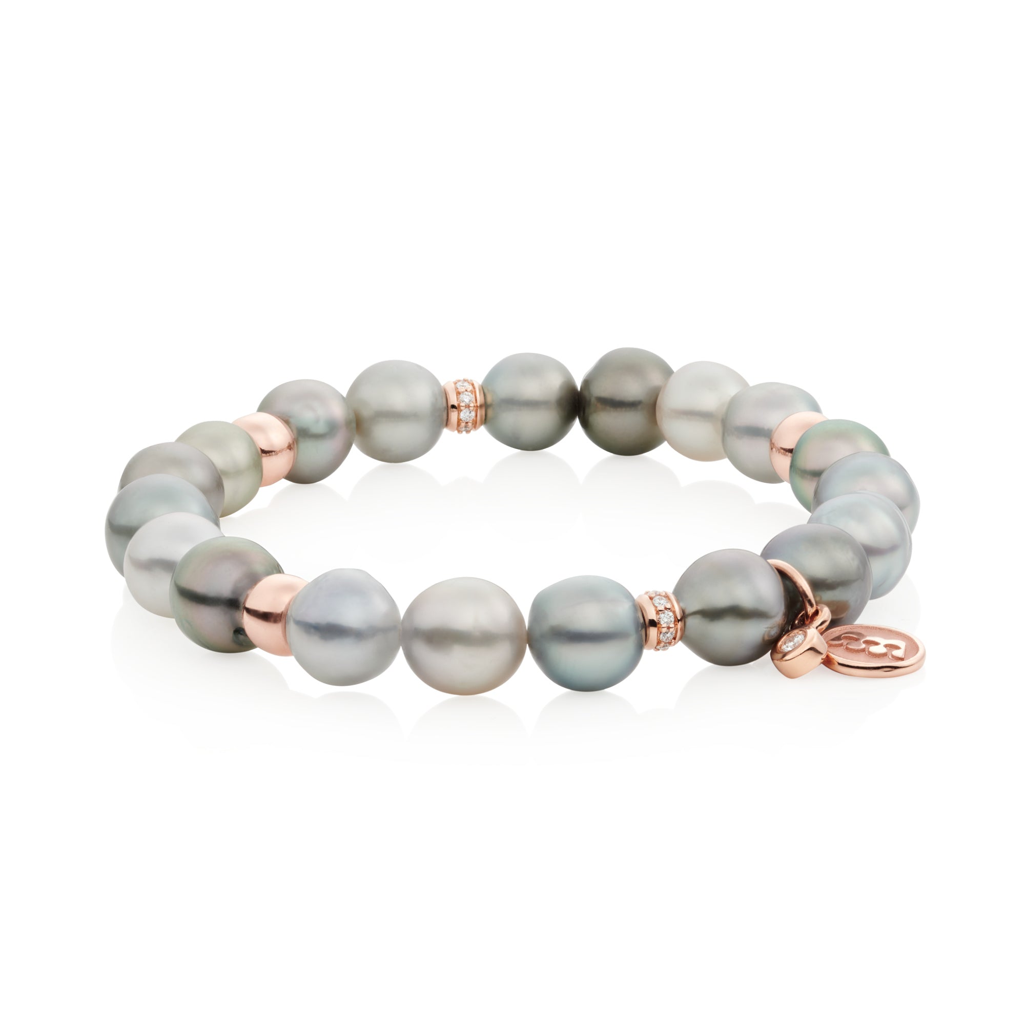 Bron Reflex Armband (8AR4037THB8BR) aus Roségold mit Diamant
