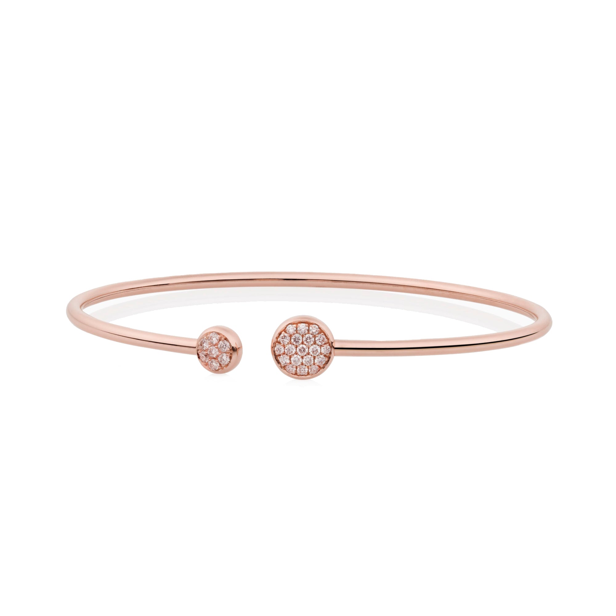 Bron Reflex Armreif (7AR4024CBR) aus Roségold mit Diamant