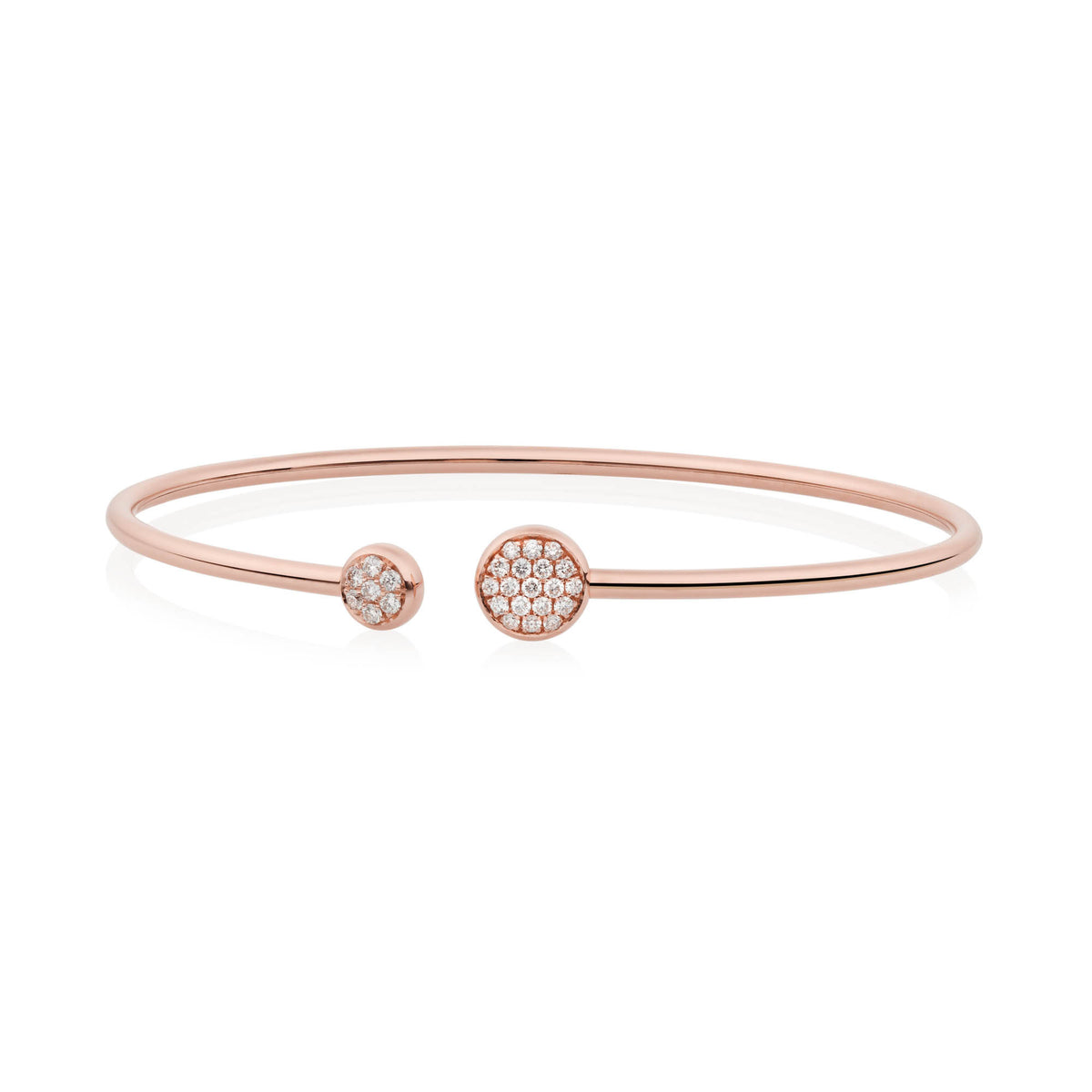 Bron Reflex Armreif (7AR4024BR) aus Roségold mit Diamant