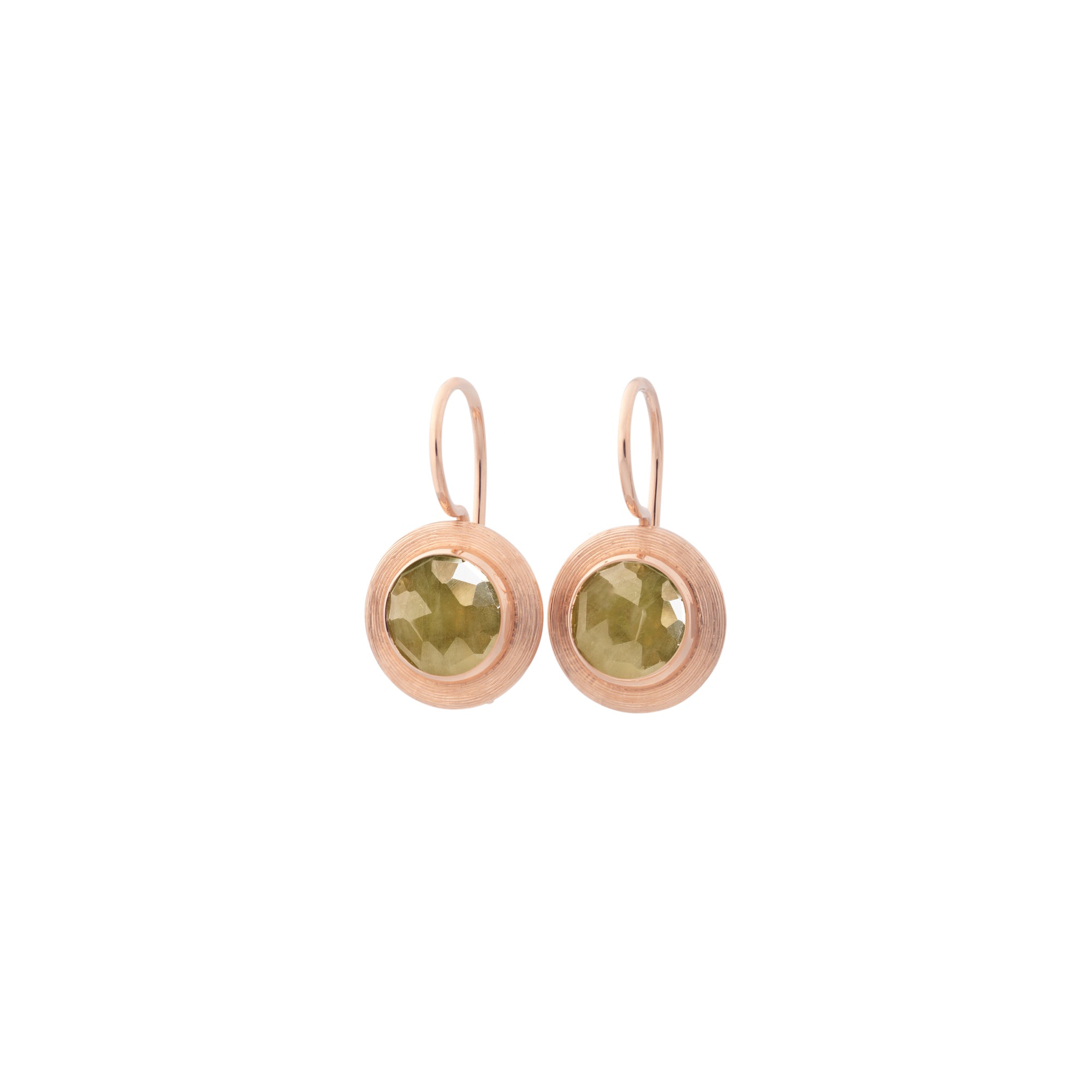 Bron Solar Ohrschmuck (8OR4822GKS) aus Roségold mit Saphir