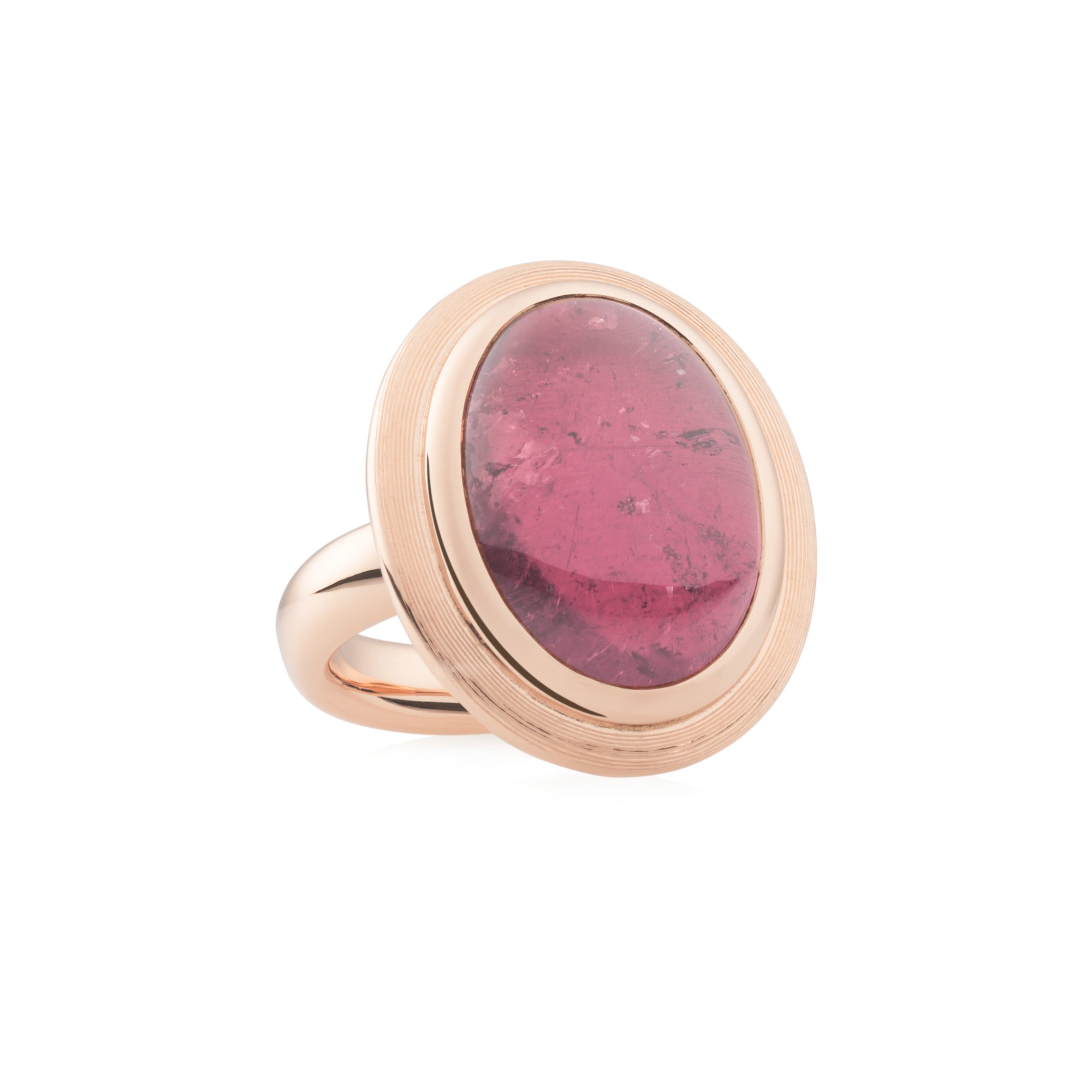 Bron Solar Ring (4RR4837RTC) aus Roségold mit Turmalin