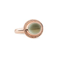 Bron Solar Ring (8RR4838LQCCBR) aus Roségold mit Diamant und Quarz