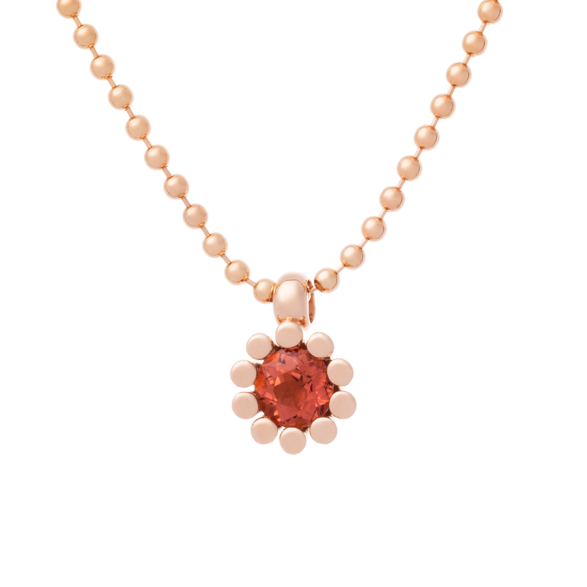 Bron Sprite Anhänger (8HR3352MC) aus Roségold mit Citrin