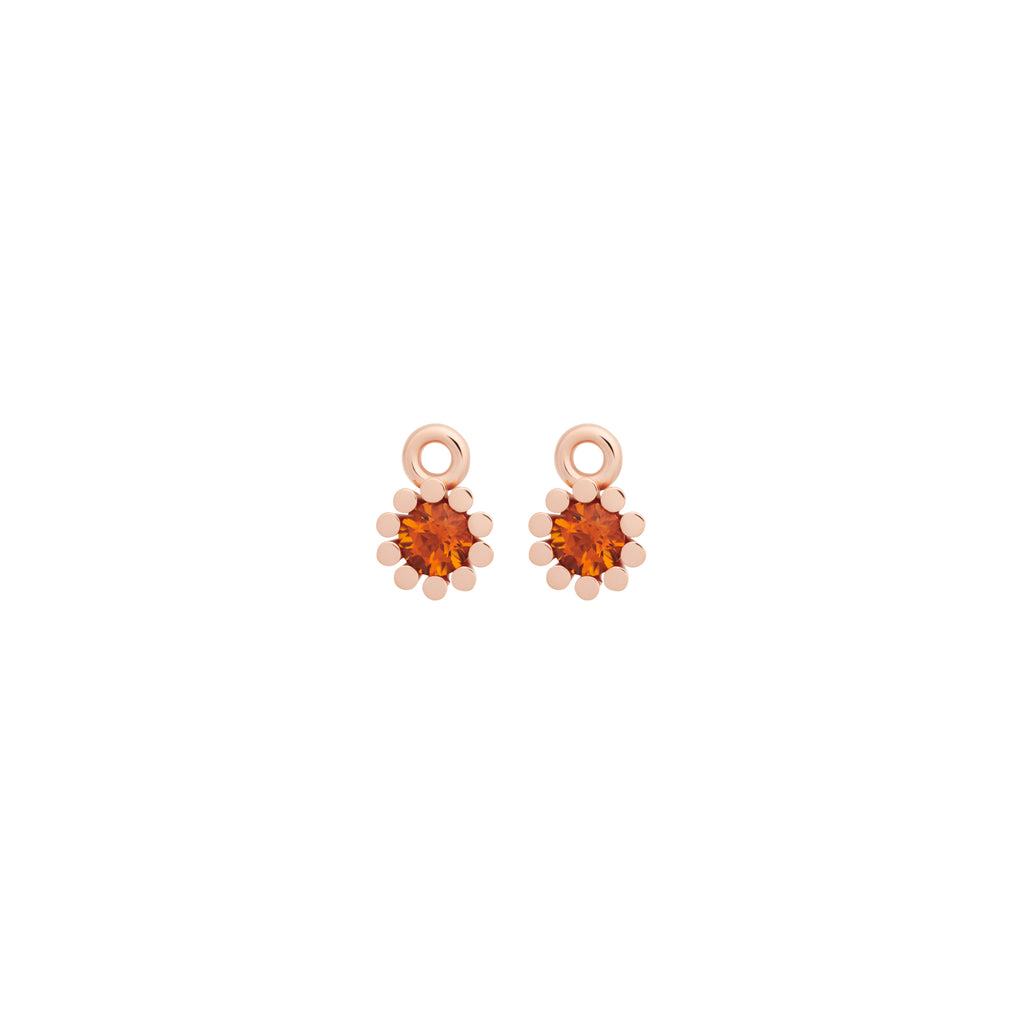 Bron Sprite Einhänger (8OR4801MC) aus Roségold mit Citrin