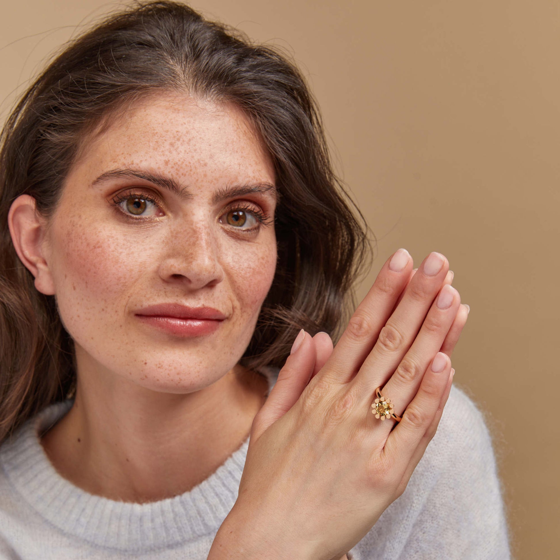 Sprite Ring, Roségold • Citrin von Bron (8RR4589CI)