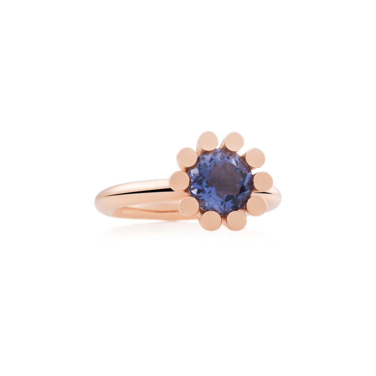 Bron Sprite Ring (8RR4589IO) aus Roségold mit Iolith