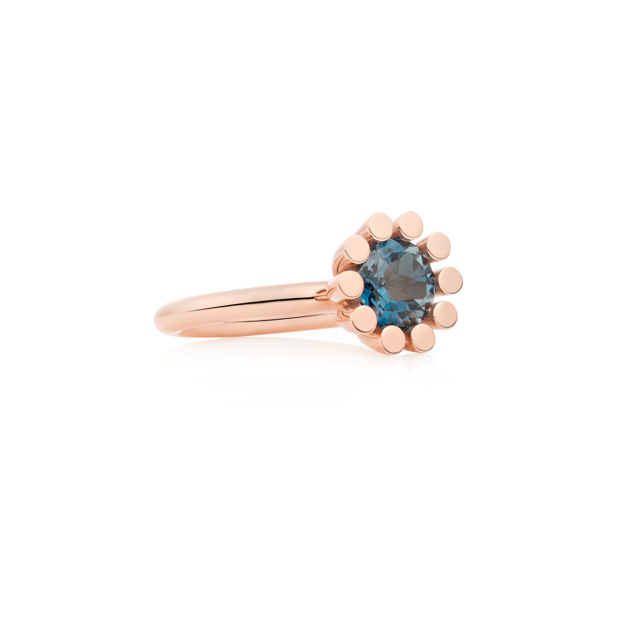 Bron Sprite Ring (8RR4589TL) aus Roségold mit Topas